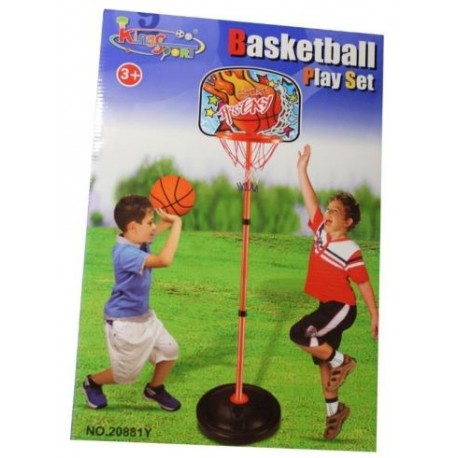 Basket con piantana e palla - altezza massima cm. 122
