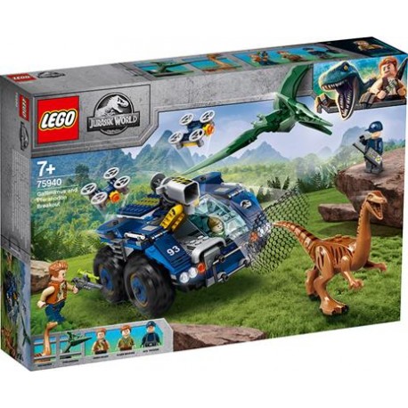 LEGO Jurassic World (75940). Evasione di Gallimimus e Pteranodonte