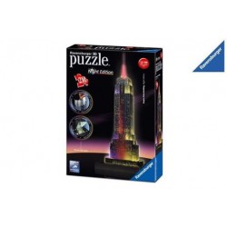Empire State Building Puzzle 3D Building Night Edition Ravensburger (12566)